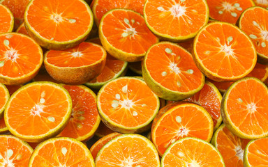 Orange Slices for sale at the market