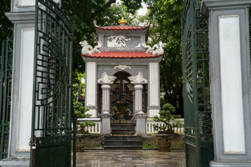 Hanoi city old town. Vietnam cityscape at day