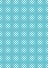 white polka dots on aqua © B.M.