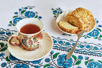 mug with tea