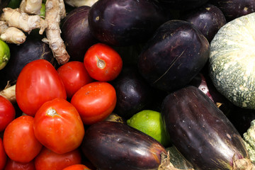 Vegetables at garden