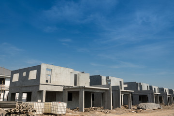 Fototapeta premium Prefabricated building.