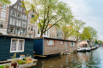 Floating house at Amsterdam