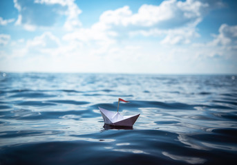 Paper Boat | Sea Panorama