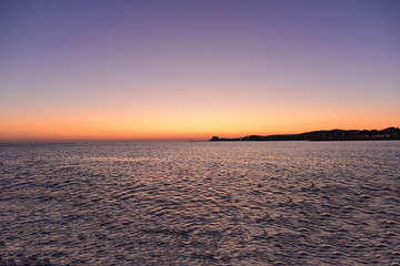 Abenddämmerung in Sitges - Provinz Barcelona