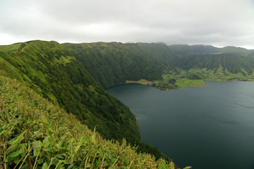 Lagoa das Furnas, Sao Miguel Island, Azores, Portugal