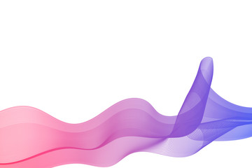 violet line wave abstract background 