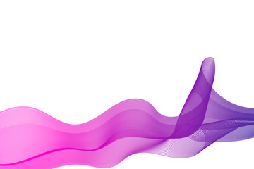violet line wave abstract background 