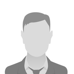 Person gray photo placeholder man