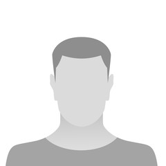 Person gray photo placeholder man