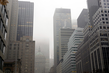 Obraz na płótnie Canvas Skyscrapers, modern buildings in New York city