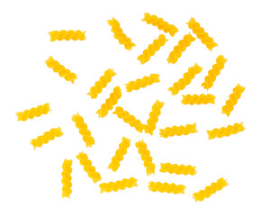 Pasta isolated on white background