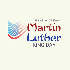Fototapeta premium Martin Luther King Day. 
