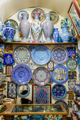 Turkish decorative porcelain  in the Grand Bazaar, Istanbul