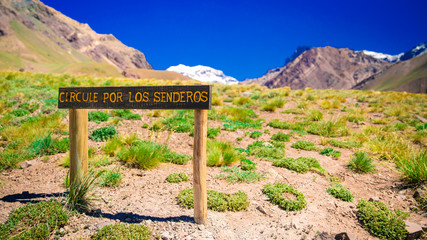 Fototapeta na wymiar Cordilheira dos Andes