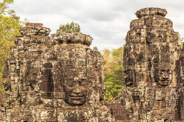 Angkor Thom Buddhist Temple. Cambodia