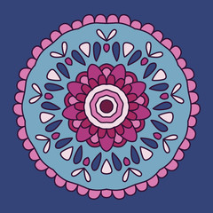 Beautiful Decoration Ornament. Floral Mandala. Oriental. Vector