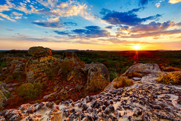 Parque Nacional de Sete Cidades No Brasil