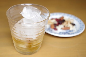 ウイスキーで晩酌