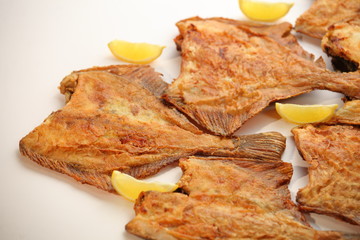 Flounder fish food backgrounds