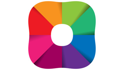 Obraz premium Empty infographic blank template vector design