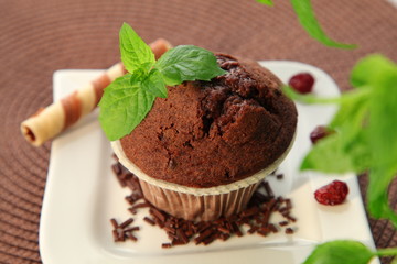 chocolate muffin sweet breakfast dessert