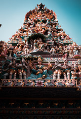Imagen del templo hindú Sri Mariamman en Singapur