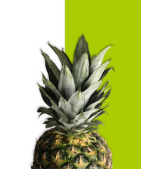 Creative layout pineapple