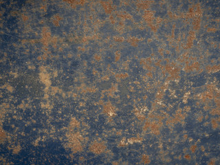 Texture of corrosion on the metallic surface