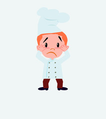 Chef, surprised.
