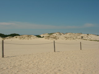łeba, Słowiński Park narodowy - ruchome wydmy, Polska © Ewa