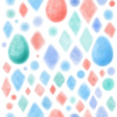 Easter tender light pattern eggs