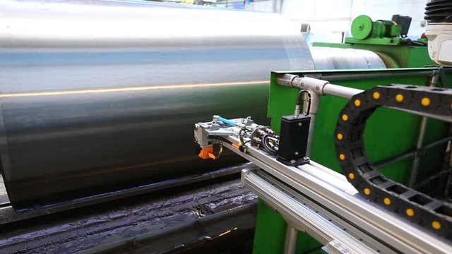 Installation Of Non-destructive Quality Control Of Mill Rolls Using Ultrasonic And Eddy Current Testing