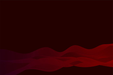 red line wave abstract background 