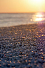 Sonnenuntergang am Strand