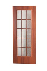 Obraz premium door on a white background, wooden door