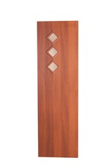 door on a white background, wooden door