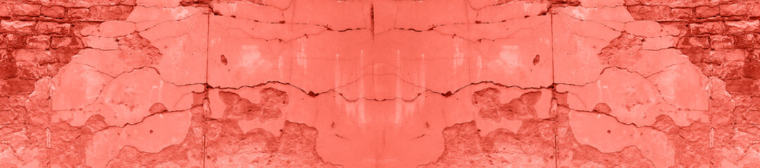 panorama Living Coral abstract background