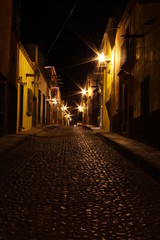 Fototapeta na wymiar calles de noche