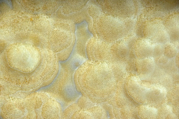 Beautiful background of natural Onyx stone with bubbles, onix naranja veteado