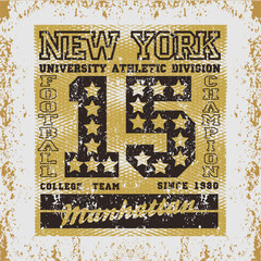 T-shirt New York,T-shirt sport, sport design, new york fashion