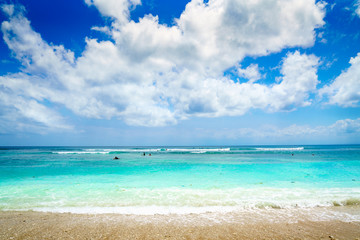 Beach Background. Clear Tropical Beach.