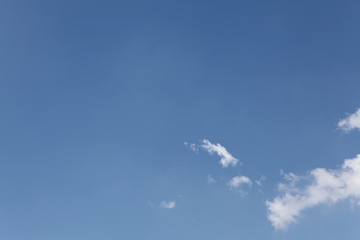 clouds in blue sky