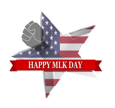 Martin Luther King Day illustration background, mlk day