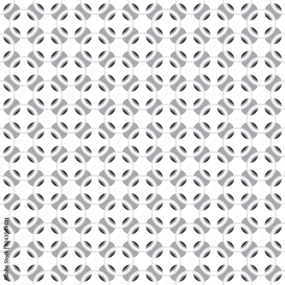 Poster abstract seamless pattern with geometric shapes. simple shapes painted in shades of gray.