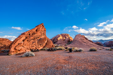 A beautiful spot for a picnic among the rocks