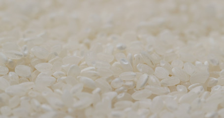 Stack of white rice