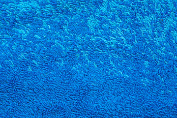 Blue fleece surface macro image