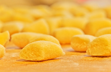 Fototapeta na wymiar Gnocchi ,dumplings