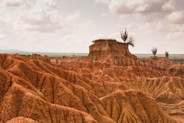 Erdwüste im Sonnenlicht